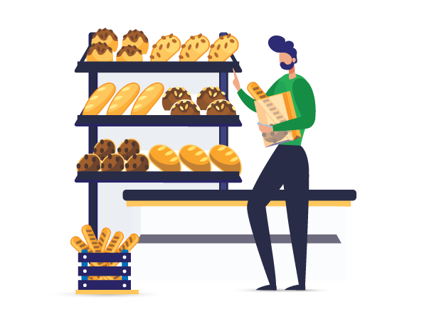 Shelf life management system for bakery software
